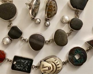 Detail  Middle bracelets available earrings SOLD 