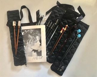 $25 ea Mei Fa hair ornaments  Pins are approximately 5.1"L 