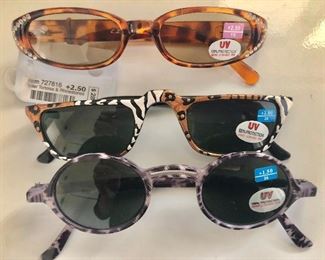 $25 each -  Samman designer reading glasses Middle pair is SOLD 