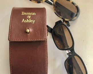 $50 ,$40  Vintage Benson and Ashley sunglasses  Left includes case (BA265) SOLD , right (BA266) available 