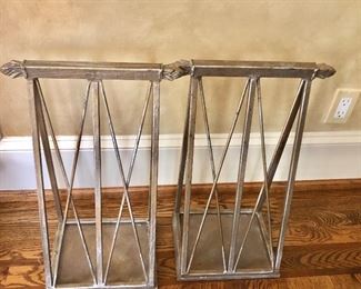 Each 21" H, 14" W, 8.5" D.