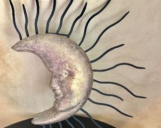 $40 Moon wall hanging.  22" H, 14" W.  