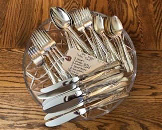 $50 "Lilac Time" Rogers flatware set 