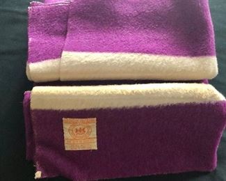 $40 Hudson's Bay 100% wool blanket.  87" L x 70" W.  