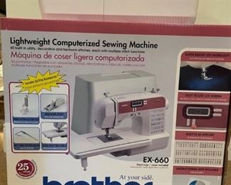 $160 Brother sewing machine in original box 