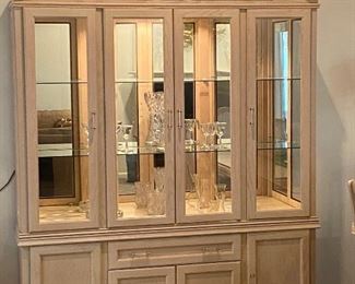 Dining Room Hutch w/Light On