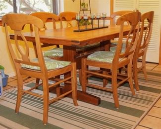 Dining table and chairs