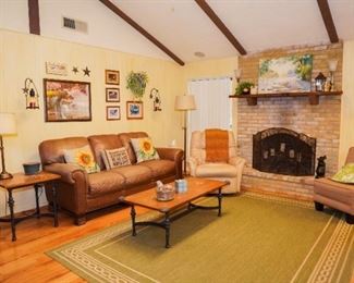 View of the informal living room