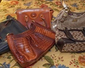 Coach and Dooney & Bourke bags