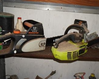 Gas-powered chainsaws