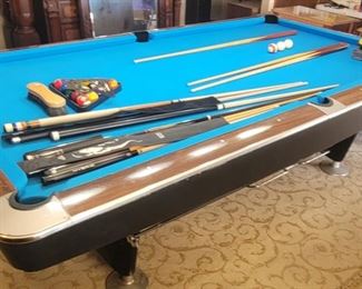 This Vintage Brunswick 9x4 Pool Table Available For Sale NOW - $1800 Including Moving & Setup