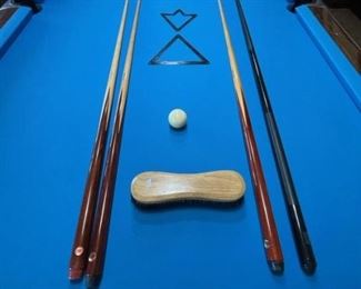 This Vintage Brunswick 9x4 Pool Table Available For Sale NOW - $1800 Including Moving & Setup