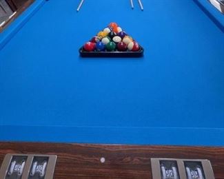 This Vintage Brunswick 9x4 Pool Table Available For Sale NOW - $1800 Including Moving & Setup