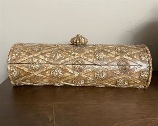Long decorative box w/lid, 13.5"L x 5"D, was $18, NOW $12