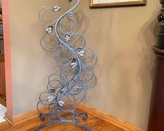 Floor wine bottle holder, 42"H x 16"W x 7"D, was $38, NOW $28