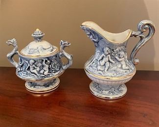 Sugar & Creamer - part of tea set