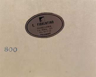 Stamp on coffee spoons