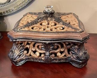 Square box w/lid, 12" x 8"H, was $24, NOW $15