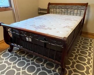 Queen head board/ foot board, $195. Sterns & Foster mattress (guest room - used only a couple of times), $400