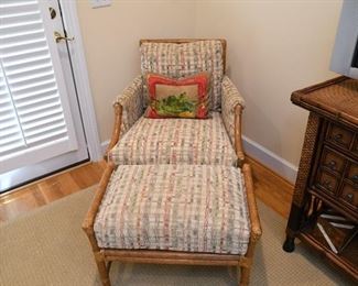 Ficks and Reed Armchair w/ ottoman