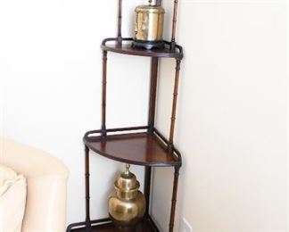 Mahogany Corner Shelf