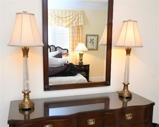 Waterford Crystal Table Lamps (Pair)