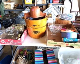Ice cream churn and other household goods