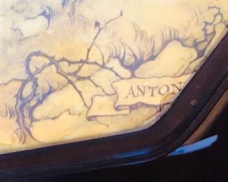 Decoupage Wood Box Purse Anton Pieck Purse Jewelry Box Vanity Box Stash Box Sewing Box Vintage Wood Purse