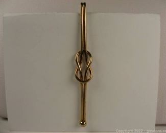 10kt Yellow Gold Infinity Clip