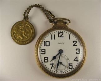 12kt Gold Filled Elgin Pocket Watch