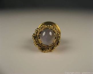 Nice 14kt Lavendar Star Sapphire Pin