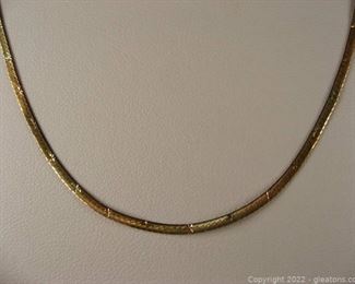 Nice 14kt Herringbone Chain