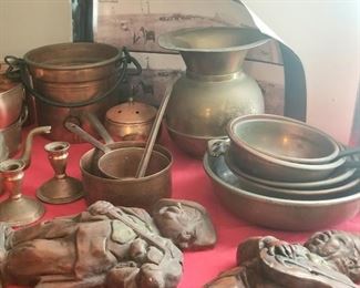 Lots of copper and brass