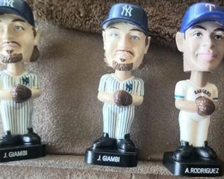 Mini Bobble head> J. Giambi and A. Rodriguez 