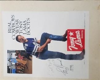 Autographed  poster