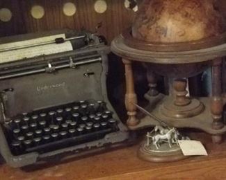 Antique typewriter and more