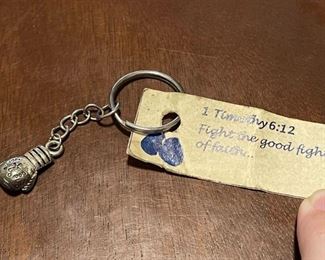 Burpee Proof Boxing Glove With Chain FIght The Good Fight