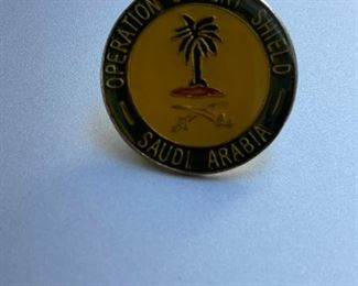 Operation Desert Shield Saudi Arabia Pin