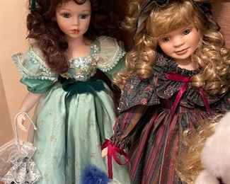 more Porcelain and Madame Alexander Dolls