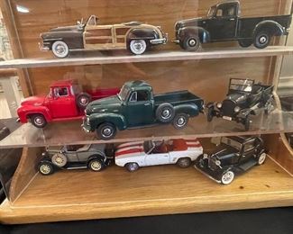 Collection of metal cars