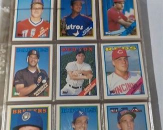 A Set of 130 Plus 1988 Topps Baseball