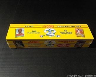 Unopened Box of 1990 Score Collector Set of Baseball Cards