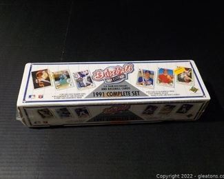 Unopened Box of Collectors Choice 1991 Complete Set Baseball Cards