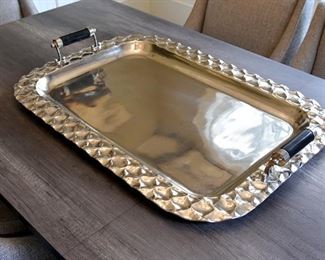 large metal tray