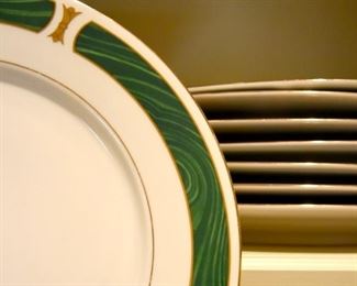 china by Majesty, malachite pattern