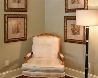 chair by Thomasville (2/set of two), floor lamp