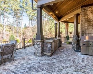 outdoor furniture, grill