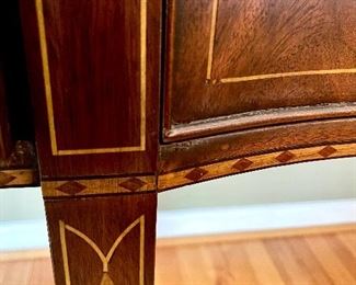 Incredible detail to inlay on sideboard