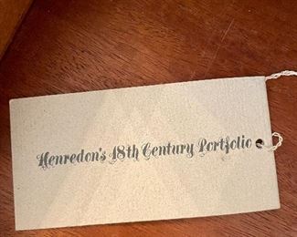 Certificate from server when purchased from Henredon