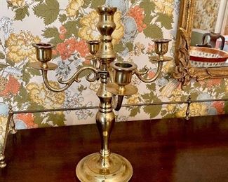 Brass Candelabra 